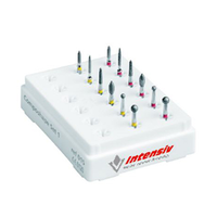 Intensiv 5255 Diamond Burs, Composhape Flame, ISO 257504 #21, Friction Grip, Extra Fine, Each Each