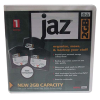 Iomega Jaz Disk IBM/DOS Format 2GB IOM. Each Each