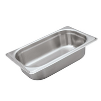 Insert Pan Anti Jam, 1/6 Size, 176(L) X 162(W) X 100(H) mm, Stainless Steel, Each Each