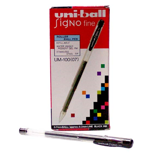 PENS UNIBALL SIGNO JELLYINK BLK BOX/12 Box