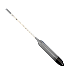 Carlton Density Hydrometer, 1.800 to 1.900, 0.002 at 20degC, 250mm, Glass, Each Each