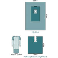 Hip Pack II Sterile 4/Box Box
