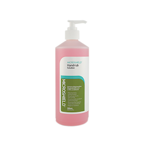 Microshield® Handrub Solution, 70pct v/v Ethanol and 0.5pct w/v Chlorhexidine Gluconate, 500mL, 12/Carton Carton