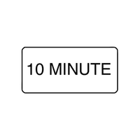 "10 MINUTES" - X-RAY LABEL 500/BOX Box
