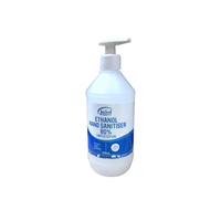 Jasol Antibacterial Hand Sanitising Gel, 80pct Ethanol with Pump Dispenser, 500ml, Each Each