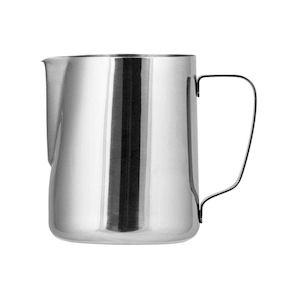 Frothing Jug, 400ml, Cut Edge, Stainless Steel, Each Each