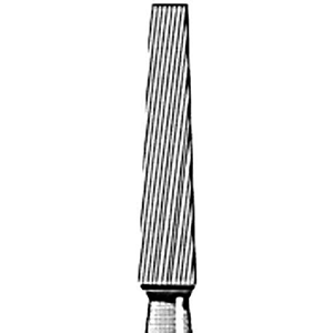 Jet 9713 Tungsten Carbide Burs, Taper Trimming Friction Grip, 012, Each Each