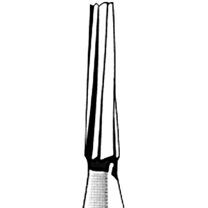 Jet 1169L Tungsten Carbide Burs, Taper Fissure, Dome Long, Friction Grip, 009, Each Each