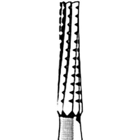 Jet 703L Tungsten Carbide Burs, Taper Fissure, Long, Cross Cut, HP, 021, Each Each