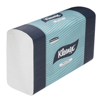 Kleenex Multifold Hand Towels, 1-Ply, 24 x 24cm, White, 150/Pack, 2400/Carton Carton