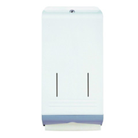 Kimberly Clark Optimum Hand Towel Dispenser, 258(W) x 536(H) x 85(D) mm, Metal, White and Grey, Each Carton