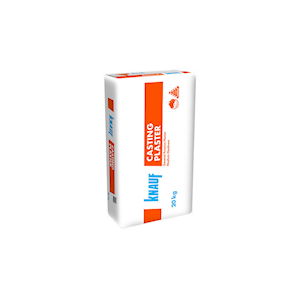 Knauf Casting Plaster 20 Kilograms, Medium Hardness, White, Each Each