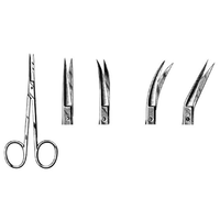 Kosmo Iris Gum Scissors, Sharp/Sharp, 115mm, Straight, Each Each