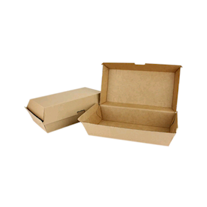 Livingstone Kraft Paper Food Box, 21.7 x 10.7cm, Large, Brown, 50/Pack Box