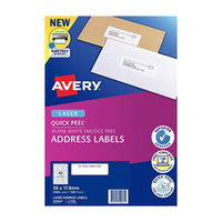 LABELS LASER WHITE 45/SHEET 58X17.8 (L7156) PK/100 MACO Pack