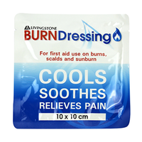 Out of Date, Discounted, Livingstone Sterile Burn Dressing, 10 x 10 cm, Each Original Condition, Whilst Stock Last Each