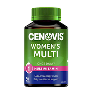 Cenovis 1D Womens Multivitamins, 50 Caps/Bottle