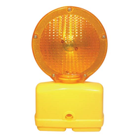 LED Flashing Light, Amber, Each Each