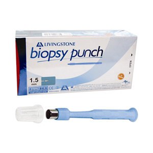 Livingstone Biopsy Punch with Stainless Steel Cutting Edge