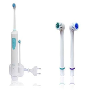 Electrical Toothbrush + Brush Heads, 2/Pack Kit Kit