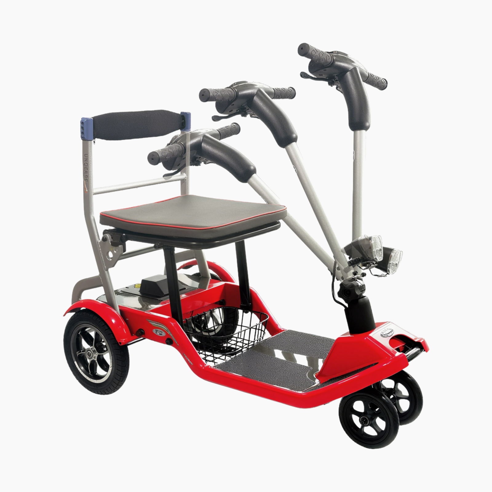 Livingstone Ultra Light Electric Mobility Scooter, 18kg, Portable, Red, Each