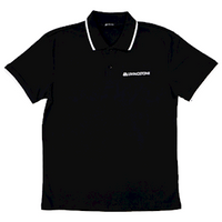 Livingstone Polo T-Shirt, 100pct Cotton, 45+ Thread Count, 220GSM Yarn Weight, Extra Small, Black, Each Each