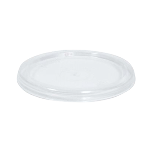Livingstone Take-Away Round Container Lid Only, Recyclable Plastic, 2oz and 4oz, Clear, 1000 Pieces/Carton Carton