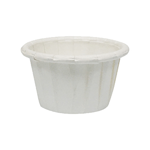 LivEco Pleated Paper Pill Cup, 15mL, 1/2 Ounce Capacity, White, 250 Pieces/Bag, 5,000 Pieces/Carton