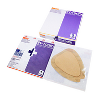Out of Date, Silicone Foam Dressing, 15 x 18cm, Adhesive Border, Sacrum Shaped, 5/Box , Unopened Condition, Big Discount, While Stocks last Box