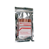 Livingstone Litmus Paper, Red, Alkalinity Test, Biodegradable, 10 Books of 20, 200/Vial Vial