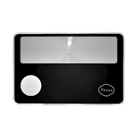 Zeevision Magnifier, Credit Card Size, Each