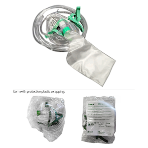 Mask Non Rebreathing with Tubing, Each Each