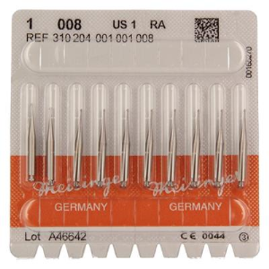 Meisinger R/a Steel Burs I/c #8 6/pk Each