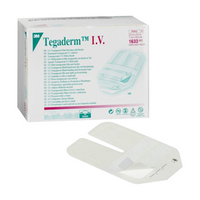 3M Tegaderm IV Transparent Film Dressing, 7 x 8.5cm, with Border, 100 Pieces/Box Box