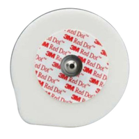 Out of Date, 3M RedDot Radiolucent Mntrng Elctrd w/ Foam Tape&Sticky Gel 4x3.5cm, 1.6x1.36", Adult, 50/Bag, Discounted, While Stocks last Bag