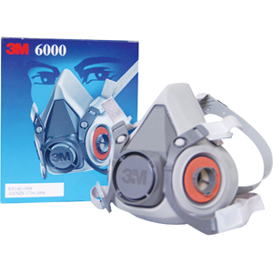 3M Half Face Piece Respirator Medium (6200B) Each