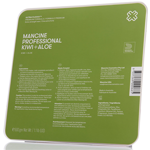 Mancine Hot Wax, Ultra Flexxx Kiwi and Aloe, 500 grams, Each Each