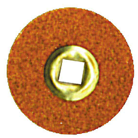 Moore's Paper Disc Brass Centre, Emery Fine, 3/4 Inch, 50/Pack Pack
