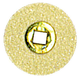 Moore's Paper Disc Brass Centre, Sand Coarse, 1/2 Inch, 50/Pack Pack