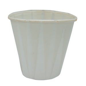 Solo Pleated Paper Water Cup, Biodegradable, 104ml, 100/Inner Box Pack