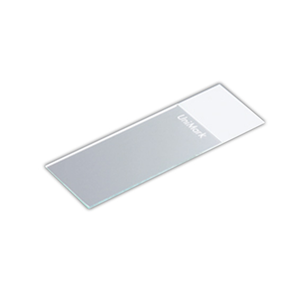 Unimark Microscope Glass Slide with Labelling Panel