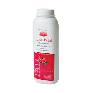 Nelum Talc 200g, Rose Scent, Silky Finish, White Powder, Each