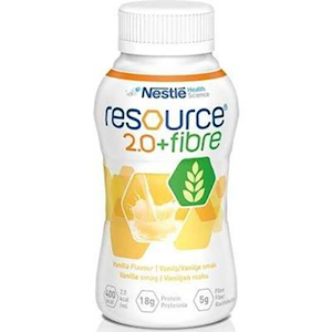 Out of Date, Resource 2.0 Plus Fibre, 200ml, Vanilla, 24 Bottles/Carton, Original Unopened Condition, Price Discounted, While Stocks last Carton