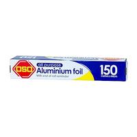 OSO All Purpose Aluminium Foil in Dispenser Pack, 44cm x 150m, Each