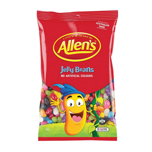 Out of Date, Allens Jelly Beans, 1kg, Each, Original Unopened Condition, Price Discounted, While Stocks last Pack