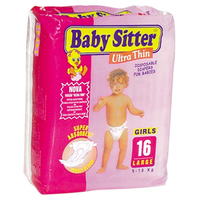 Nappy - Large Girl 9-18 kg 16/Pack Pack