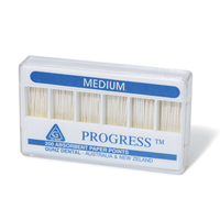 Progress Absorbent Paper Points, Size No. C, Coarse, Biodegradable, Sterile, Green, 200/Pack Pack