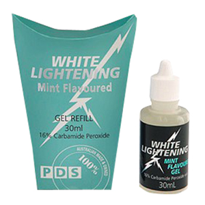 PDS White Lightening Gel Refill, 30ml Bottle, Each Bottle