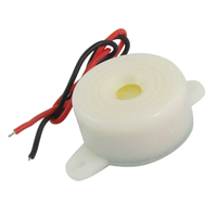 Electrovision Miniature Electronic Buzzer, 6VDC, White, Each (T010) Each