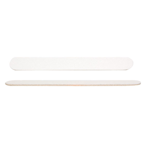 WHITE PLASTIC NAIL FILEREUSABLE COARSE/COARSE (3339) 10PK Pack